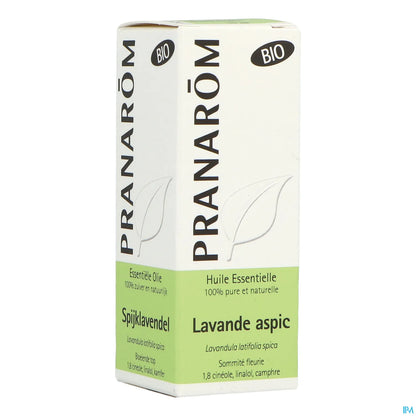 Huile Essentielle Lavande Aspic Sommite Fleurie Bio 10ml