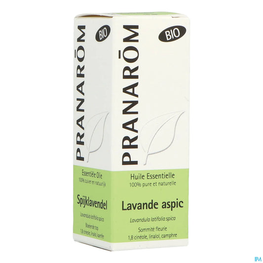 Huile Essentielle Lavande Aspic Sommite Fleurie Bio 10ml