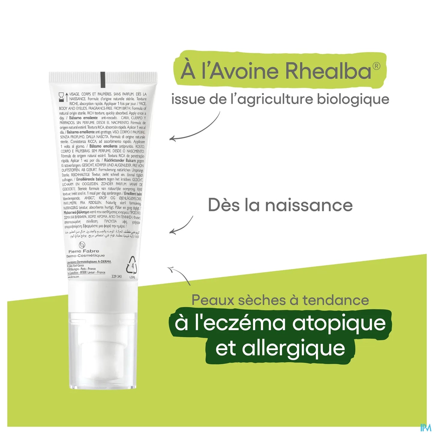 Exomega Allergo Baume Émollient Anti-Grattage 40ml