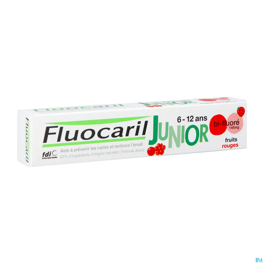 Junior 6 à 12 Ans Gel Dentifrice Fruits Rouges 75ml