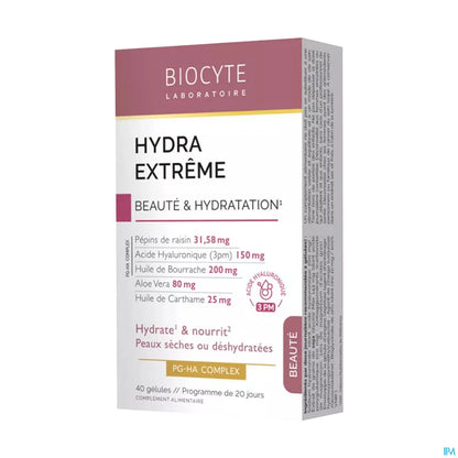 Hydra Extrême Beauté et Hydratation 40 Gélules