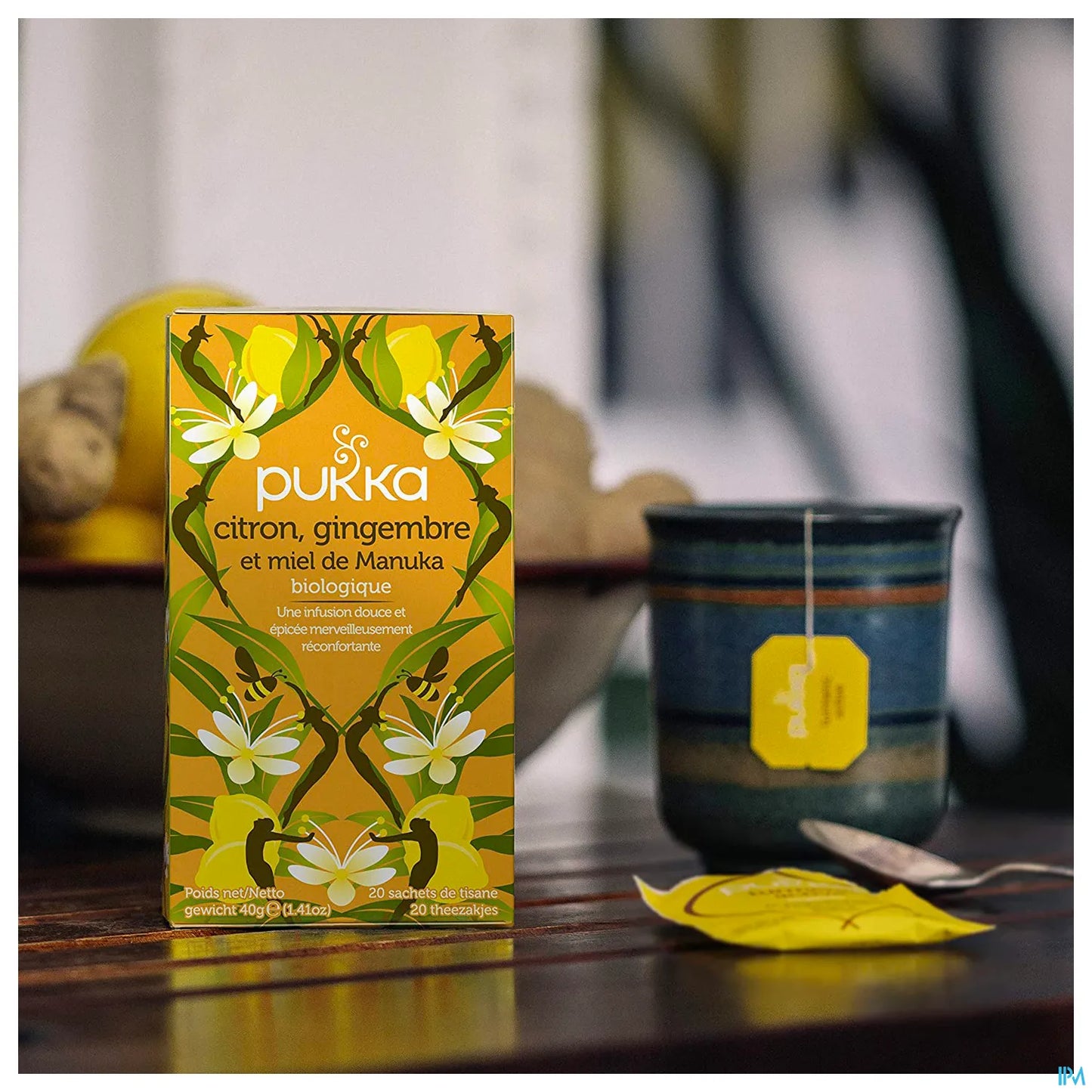 Infusion Citron Gingembre Miel de Manuka 20 Sachets