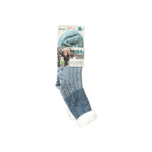 Aloe Cabin Socks Chaussettes Cocoon Bleu 35-41