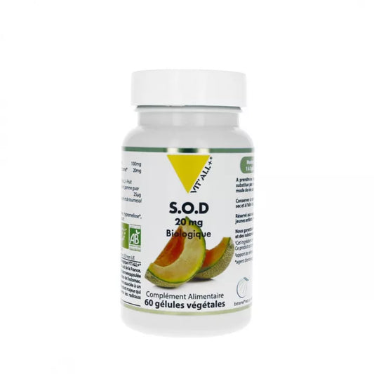 S.O.D Végétale Bio 20mg 60 Gélules