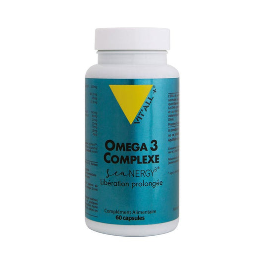 Omega 3 Complexe SeaNERGY3 Libération Prolongée 60 Capsules