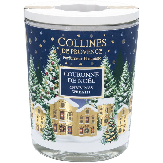 Bougie de Noël Parfumée Couronne de Noël 180g