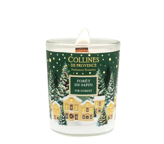 Bougie de Noël Parfumée Forêt de Sapin 75g