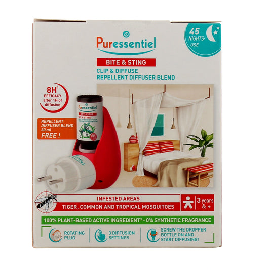 Anti-Pique Ultrasonic Diffuser Clip &amp; Diffuse 30ml