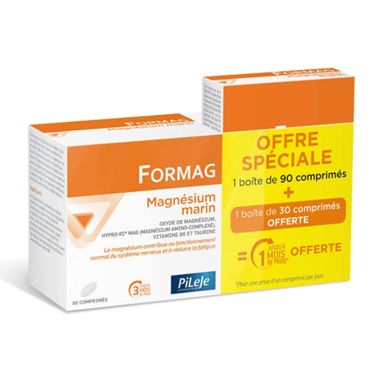 Formag Magnesium Marin 90 Comprimes 30 Offerts