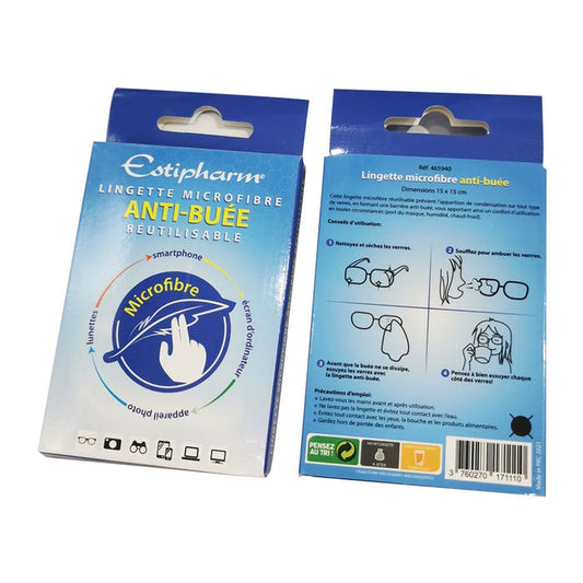 Reusable Anti-Fog Microfiber Cloth 1 Unit