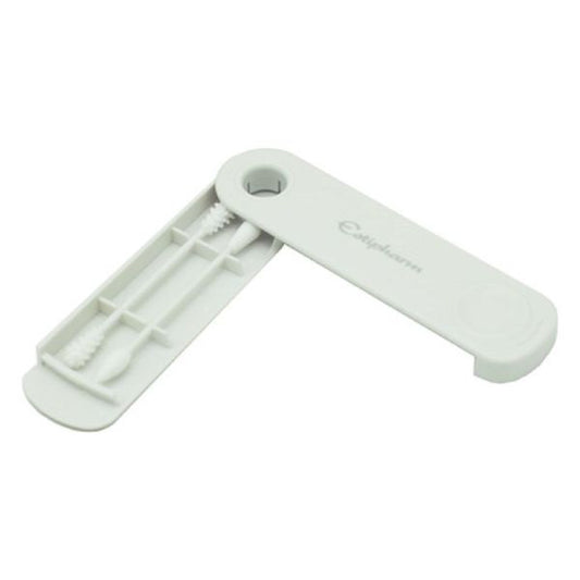 Kit of 2 Reusable Silicone Cotton Swabs