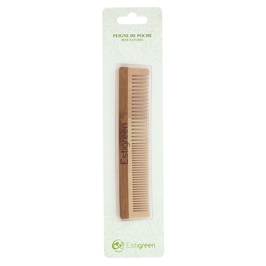 Natural Wood Pocket Comb