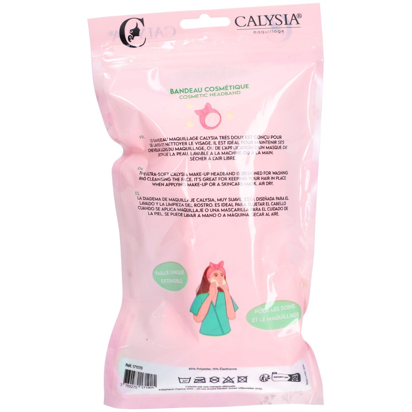 Estipharm Calysia Bandeau Cosmétique Rose 1 Pc(s)