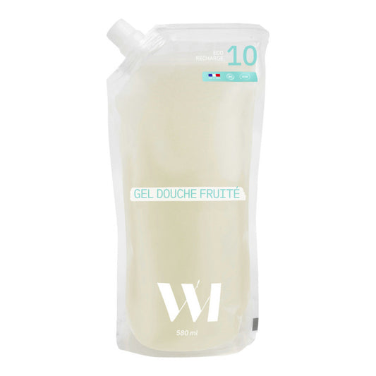 Éco Recharge Gel Douche Fruité 580ml