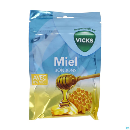 Bonbons Miel et Menthol 72g Gorge Sèche Dès 6 Ans