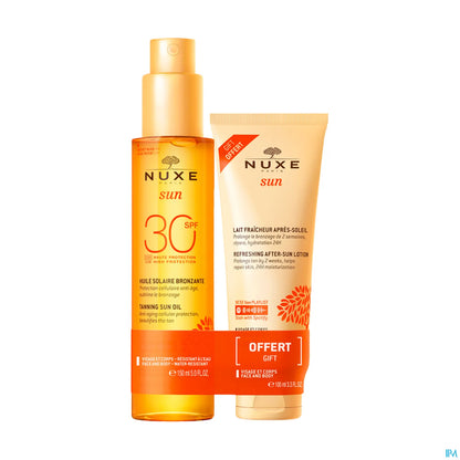 Sun Huile Bronzante SPF 30 150ml + Lait Après Soleil 100ml