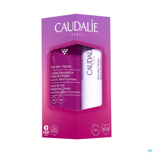 Duo Crème Mains et Ongles Thé Des Vignes 30ml + Soin Lèvres 4.5g