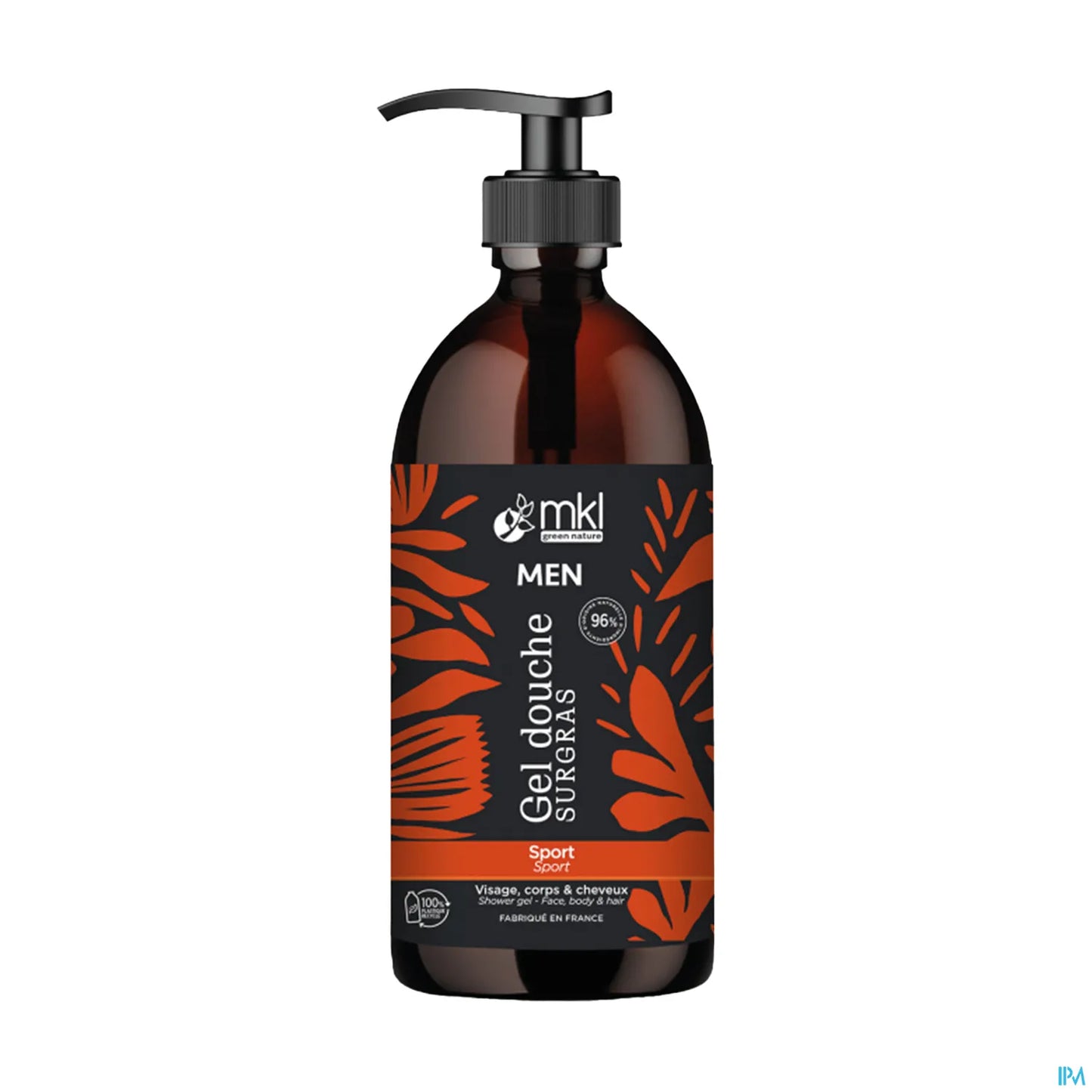 Green Nature Men Sport Surgras Gel doccia 1L