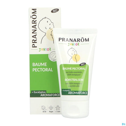 Balsamo per il petto biologico Aromaforce Junior 50 ml