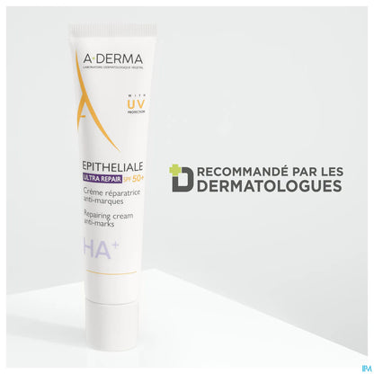 A Derma Epitheliale Ultra Repair Crème Réparatrice Solaire Facteur 50+ 100 mL