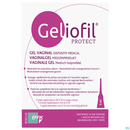 Effik Geliofil Protect Gel vaginale 7x5ml