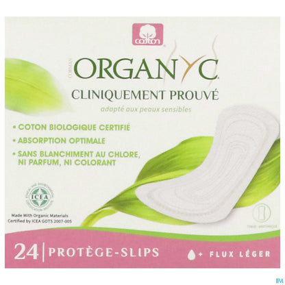 Protège-Slips Normaux en Pochette Individuelle Bio 24 pcs