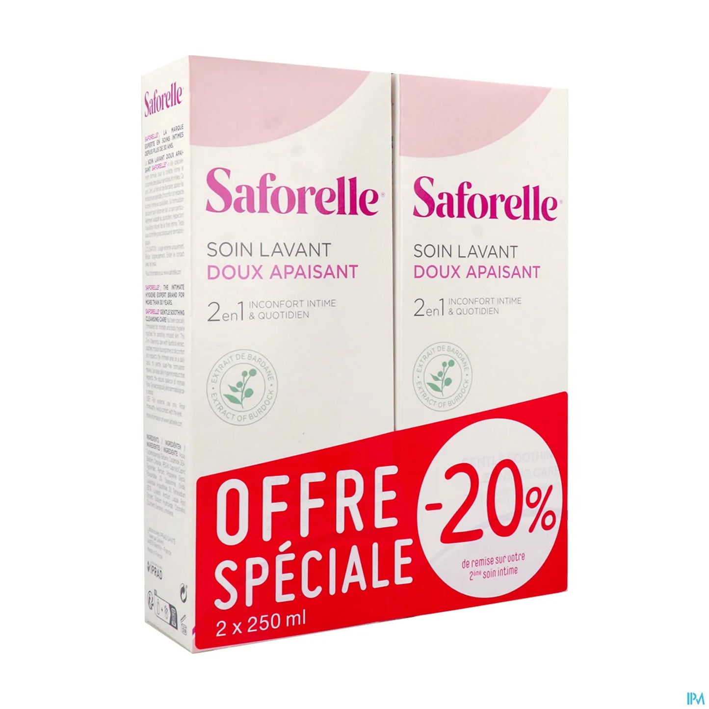 Soin Lavant Doux Lot de 2 x 250 ml