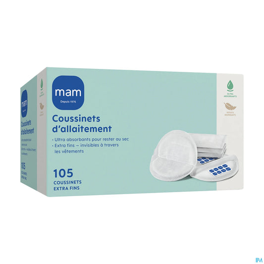 MAM Coussinets d'Allaitement boîte de 105