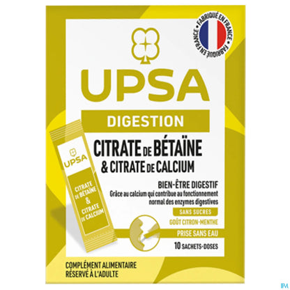 Digestione Betaina Citrato e Citrato di Calcio 10 Bustine