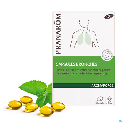 Aromaforce Bronches 75 mg 30 Capsules
