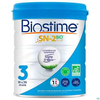 Latte biologico SN-2 Bio Plus 3a età 800 g