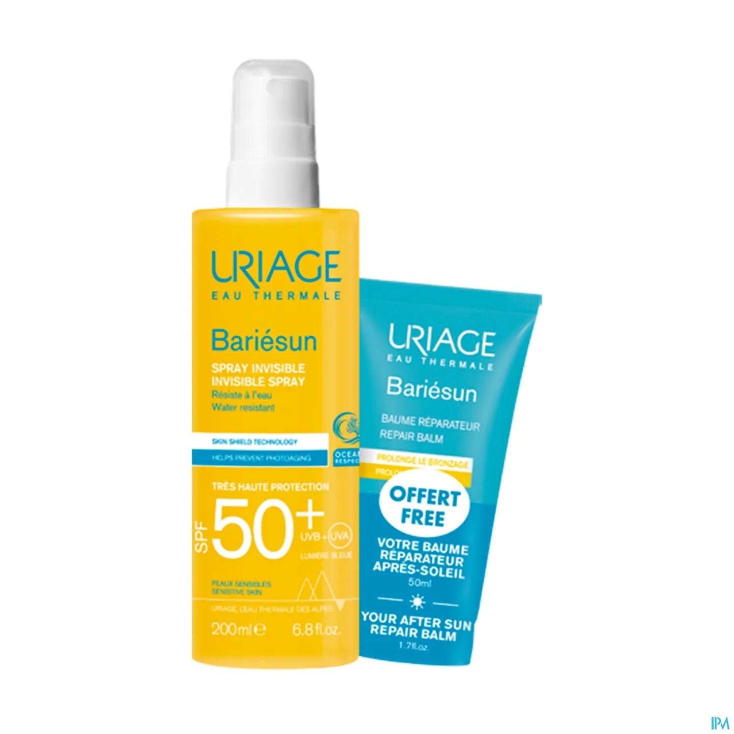 Bariésun Spray SPF50+ 200ml Avec Baume Réparateur 50ml Offert
