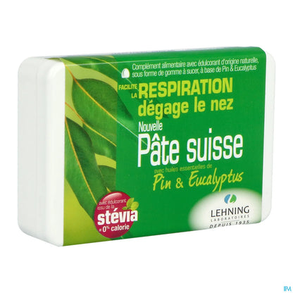 Pâte Suisse Respiration 40 Gommes Sans Sucre Dégage Le Nez