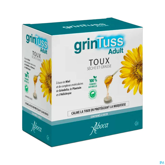 Grintuss Adult Toux Sèche Et Grasse X20 Comprimés à Sucer