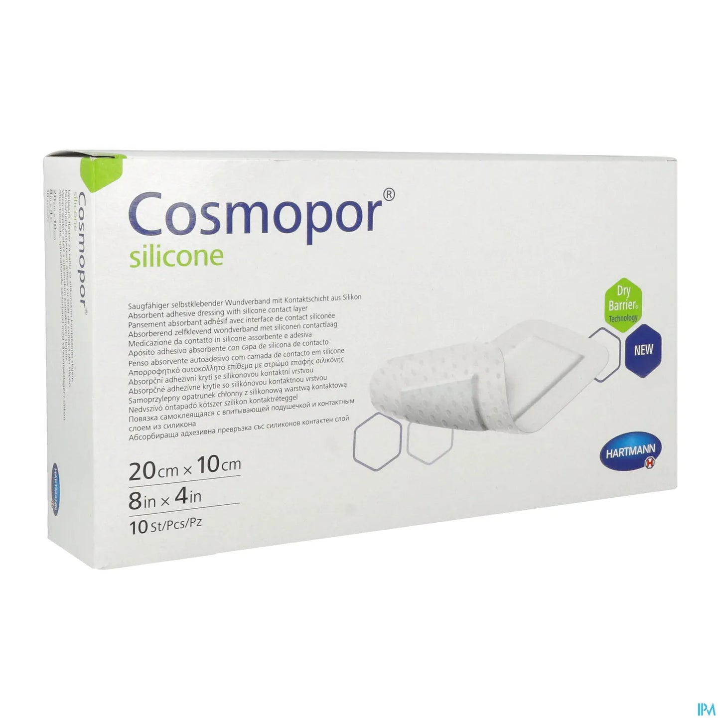 Cosmopor Silicone 20 x 10 cm boîte de 10