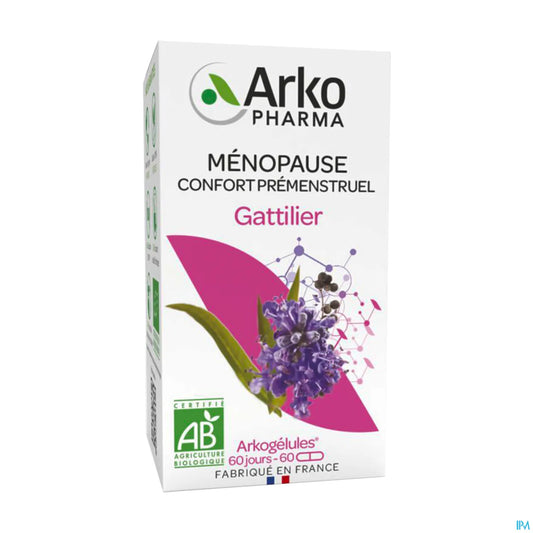 Arkogelules Gattilier Bio 60 gélules
