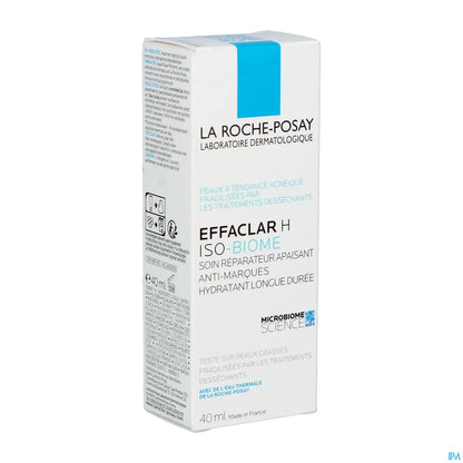 Effaclar H Iso-Biome Hydratant Peau Grasse 40ml