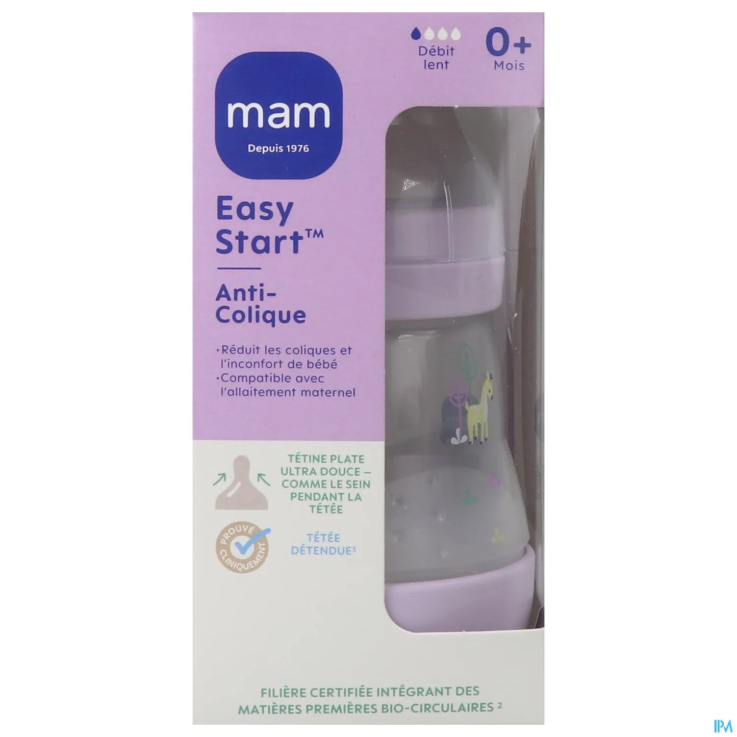 Easy Start Anti-Colique 160ml Violet 0 Mois Et Plus Tétine Débit 1 Lent