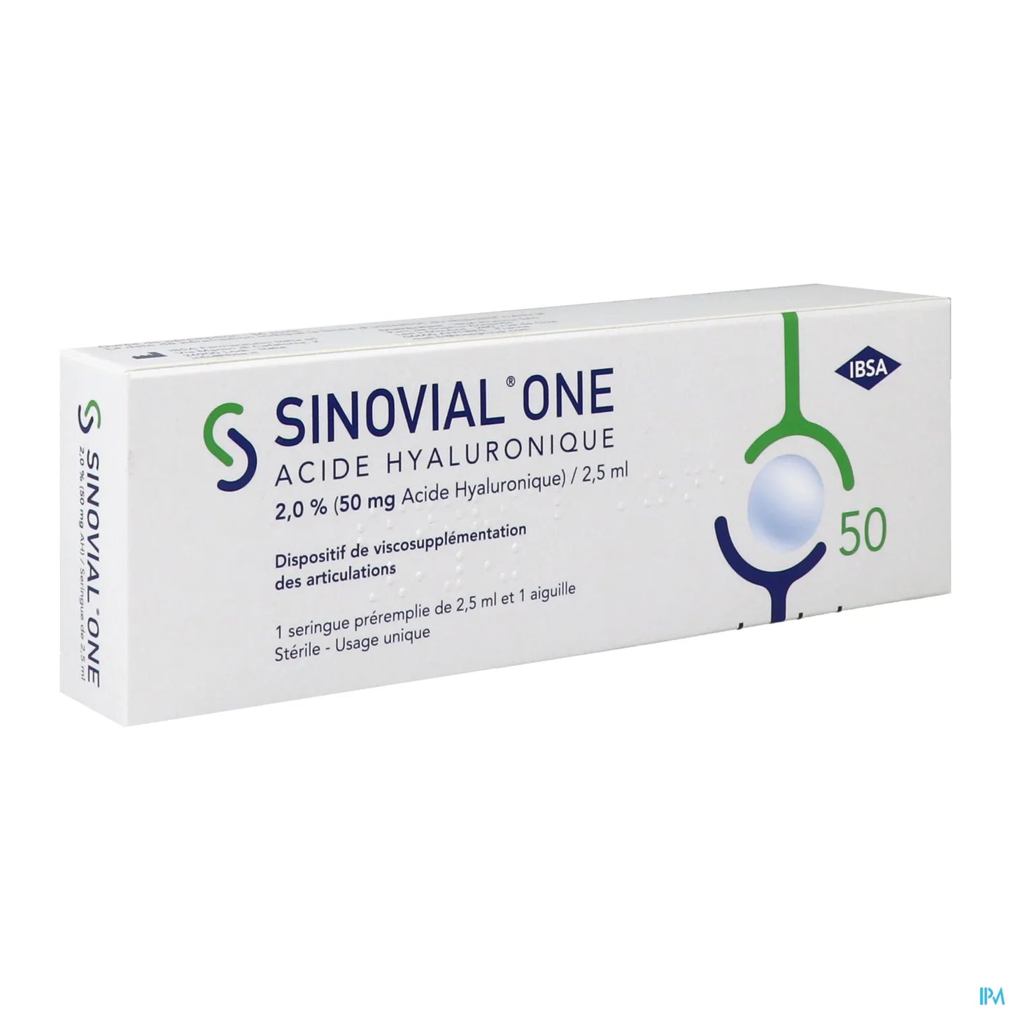 Sinovial One Solution Injectable 2 % Seringue 2,5 mL