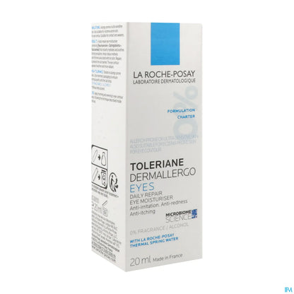 Toleriane Dermallergo Crème Yeux Pour Peaux Sensibles 20ml