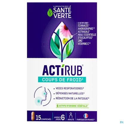 Actirub 15 Comprimés