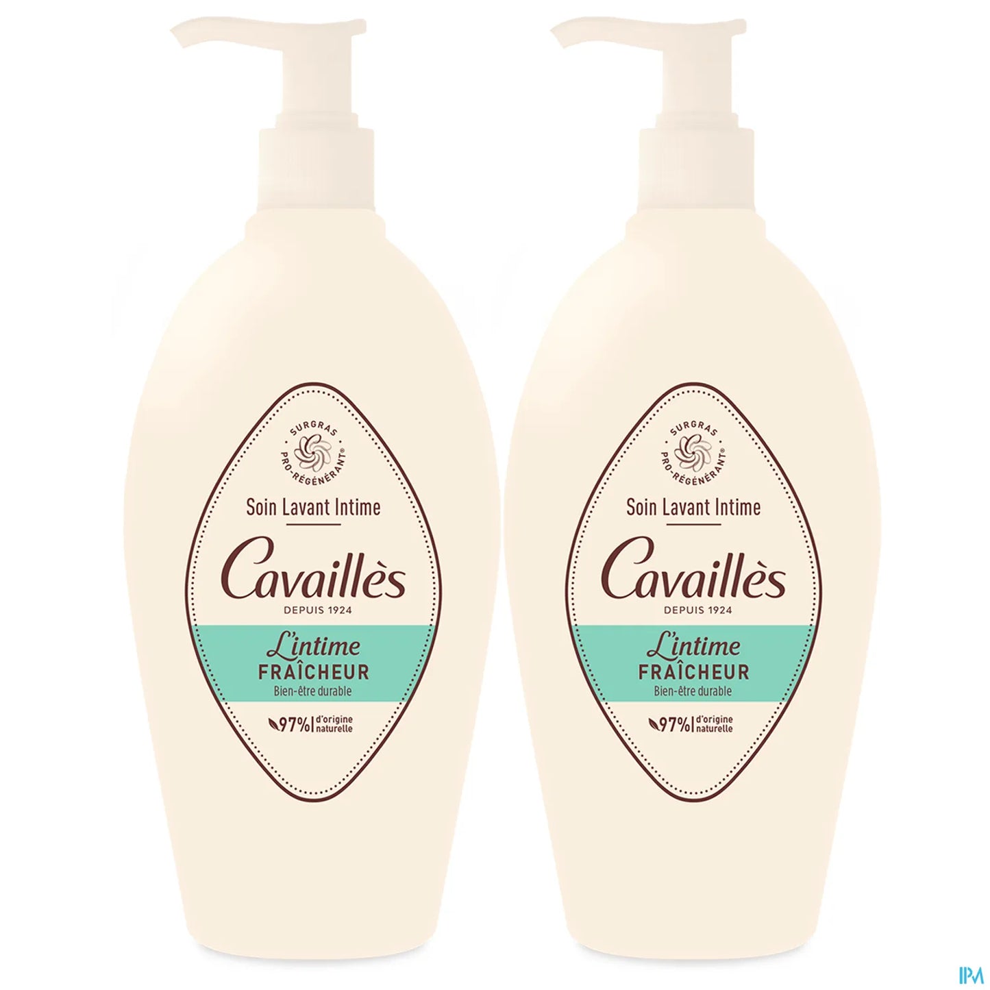 Confezione da 2 x 250 ml di detergente intimo fresco