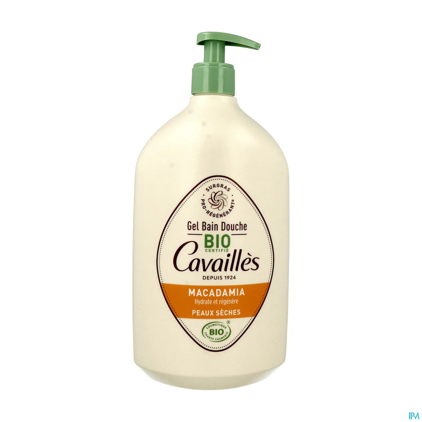 Gel da bagno e doccia all'olio di macadamia biologico Rogé Cavaillès 1L