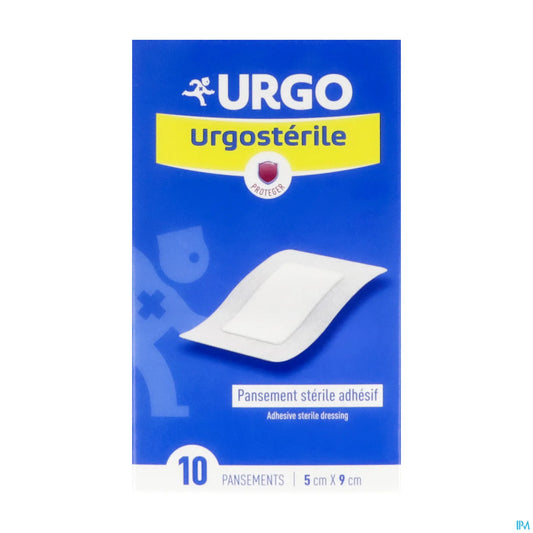 Pansement Adhésif Stérile 9 cm x 5 cm Boîte de 10