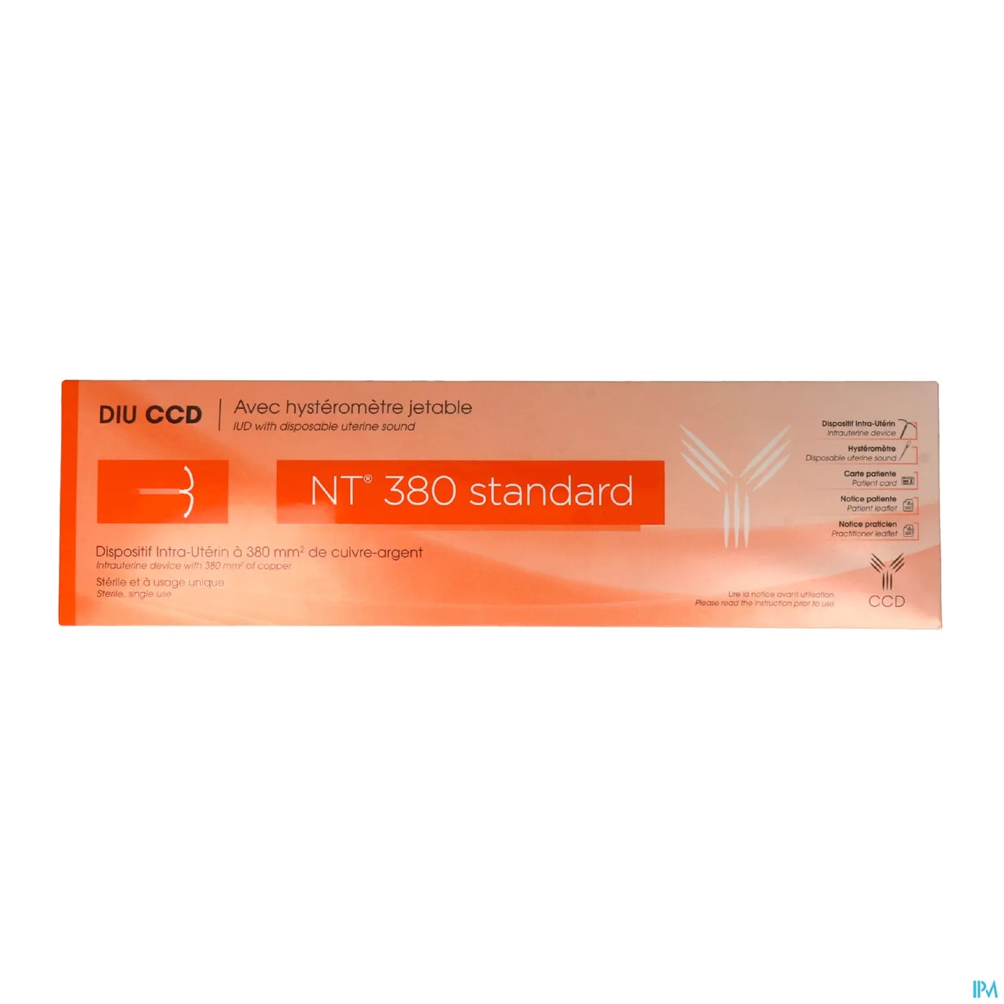 Nt 380 Standard Dispositif Intra-Utérin Forme T Boîte de 1