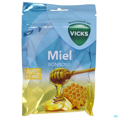 Bonbons Miel et Menthol 72g Gorge Sèche Dès 6 Ans