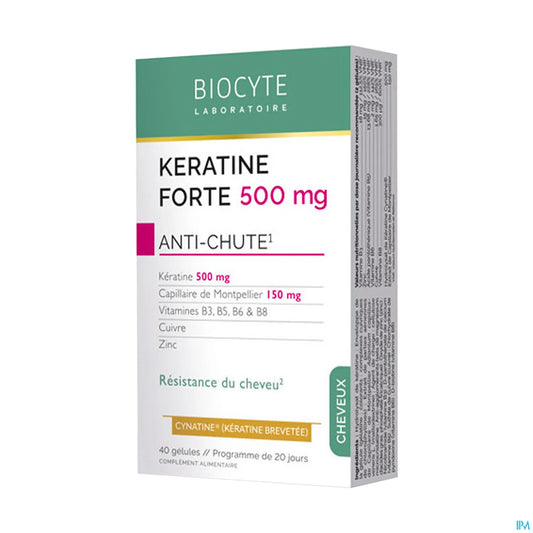 Biocyte Kératine Forte Anti Chute 40 gélules