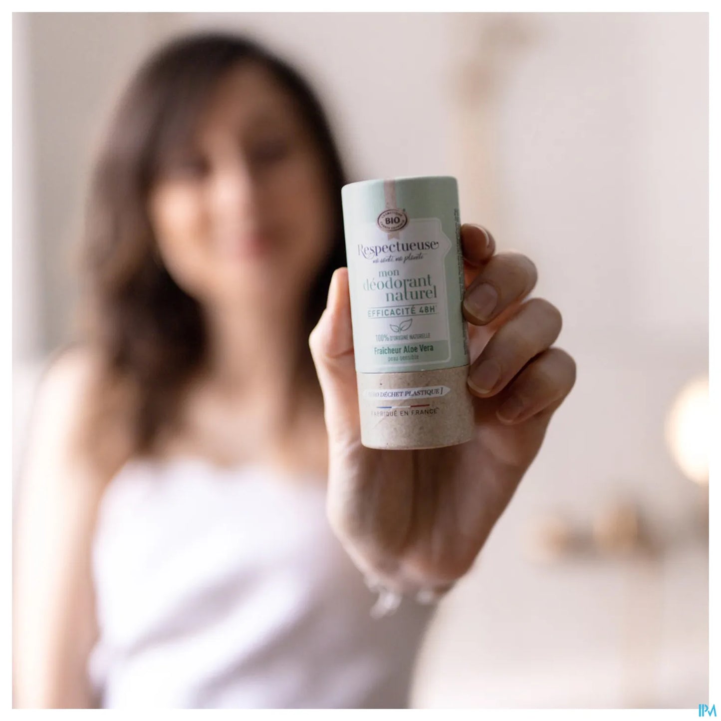Deodorante solido all'aloe vera 48h per pelli sensibili 50 g