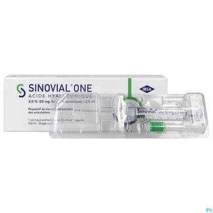 Sinovial One Solution Injectable 2 % Seringue 2,5 mL