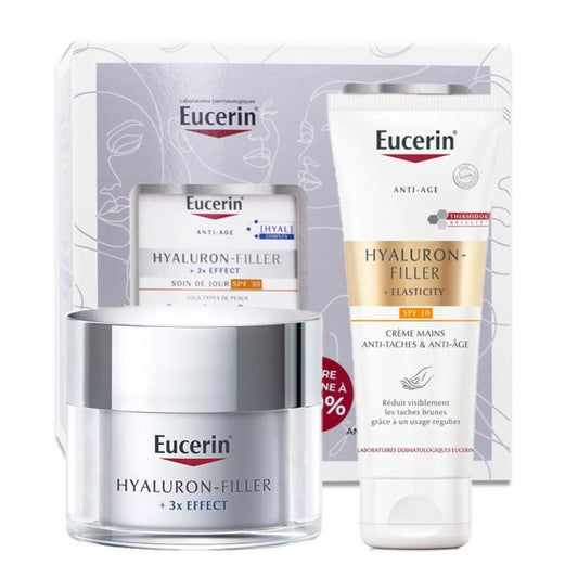 Coffret Hyaluron-Filler 3x Effect SPF30 50 ml et Crème Mains 75 ml